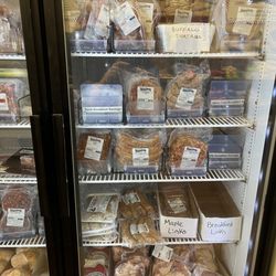 Matt's Old Fashioned Butcher Shop and Deli - Refrigerator section with all kinds of meats.
