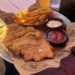 Fish and chips Fish and chips