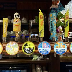 King & Queen - Segment of beer taps.