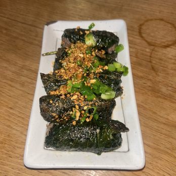 Saigon On 7th - Grilled beef wrapped in betel leaf - Vietnamese Near Me - Austin, Texas