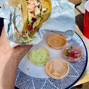 The Taco Stand - Grilled Pescado Taco - Food Stands Near Me - La Jolla, California