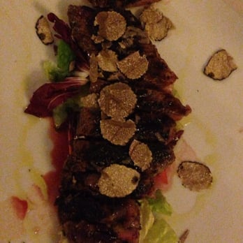 Al Duello - Tagliata di manzo al tartufo nero (sliced beef with black truffle). - Wine Bars Near Me - Rome, RM