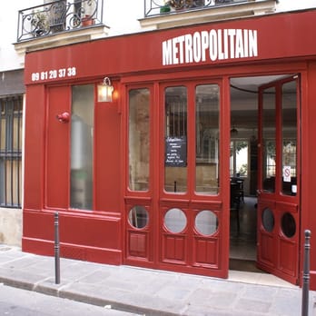 Metropolitain - Façade Restaurant Metropolitain - French Near Me - Paris, 75
