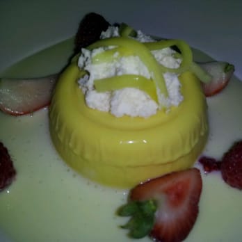 Cadot Restaurant - mango panna cotta - French Near Me - Dallas, Texas Cadot Restaurant - mango panna cotta - French Near Me - Dallas, Texas