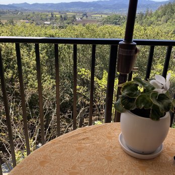 Auberge du Soleil - Lovely view from patio seating. - New American Near Me - Rutherford, California Auberge du Soleil - Lovely view from patio seating. - New American Near Me - Rutherford, California