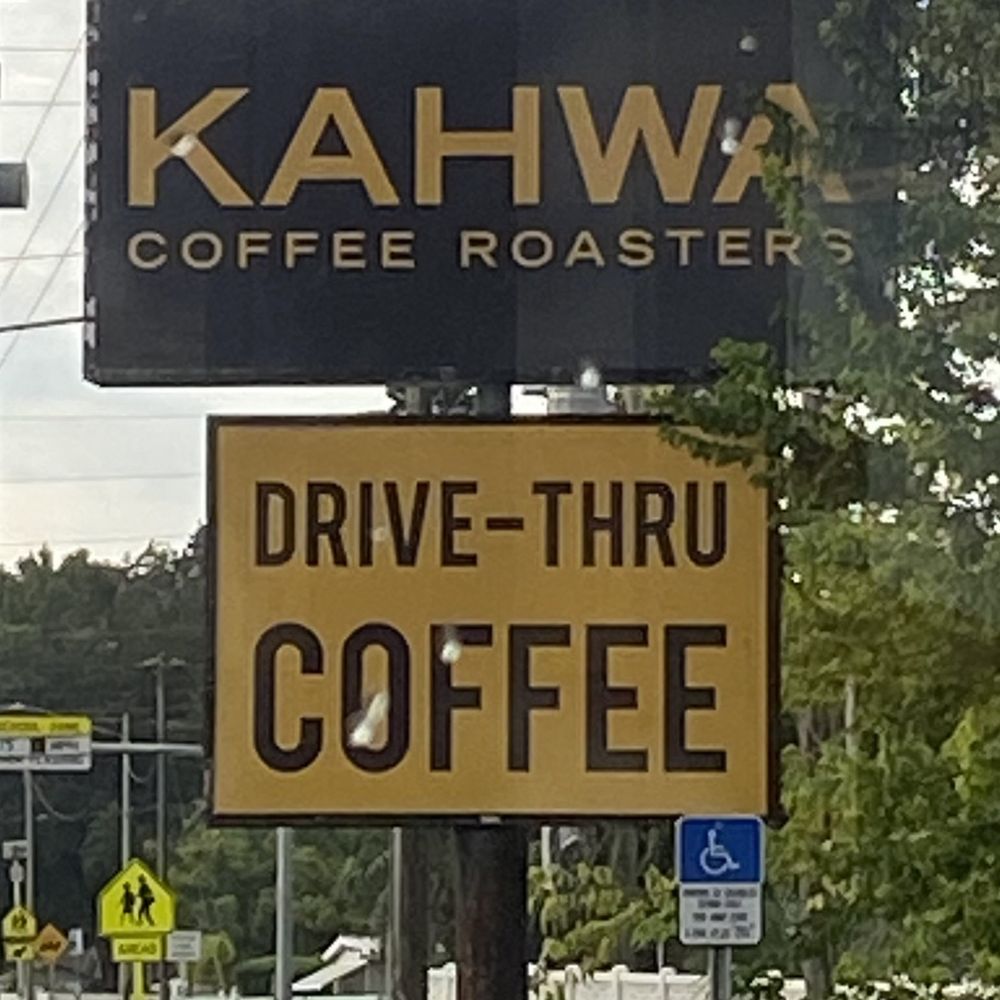 Kahwa, with Drive Thru, in Dunedin. Kahwa, with Drive Thru, in Dunedin.