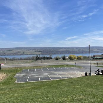 Tin Barn Brewing - View from patio of Seneca Lake - Breweries Near Me - Dundee, New York