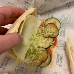 Jimmy John's - Veggie sandwich with xtra veggies