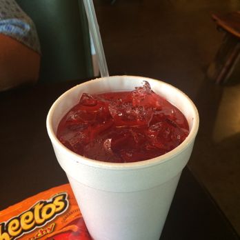 Rustlers BBQ - Black Cherry CoolAid on tap! Nice! - Southern Near Me - Henryetta, Oklahoma