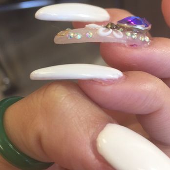 AP Nails Spa - More gaps and unfiled areas - Nail Salons Near Me - San Jose, California