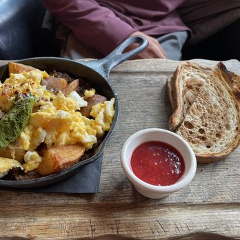 The Maple Leaf - Bison hash - Canadian (New) Near Me - Banff, Alberta