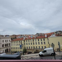 View from roof top bar