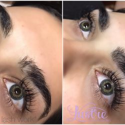 Sandy Dav Studios - 3D brow building to fill scar and  new lashes(before lashes not  Lustre's work)