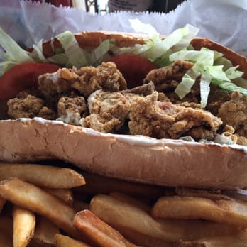 Middendorf's - Manchac - Our oyster poboy!!!!! Yummy and huge!! - Seafood Near Me - Akers, Louisiana Middendorf's - Manchac - Our oyster poboy!!!!! Yummy and huge!! - Seafood Near Me - Akers, Louisiana