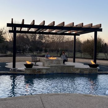 Platinum Outdoor Environments - Steel beamed patio, fire pit, fire bowls - Masonry/Concrete Near Me - Frisco, Texas Platinum Outdoor Environments - Steel beamed patio, fire pit, fire bowls - Masonry/Concrete Near Me - Frisco, Texas