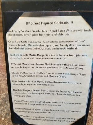Menu photo 8 8th Street At the Ivy Cody, WY Menu photo 8 8th Street At the Ivy Cody, WY