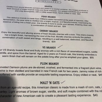 Opolo Vineyards - Distillery menu - Wineries Near Me - Paso Robles, California Opolo Vineyards - Distillery menu - Wineries Near Me - Paso Robles, California
