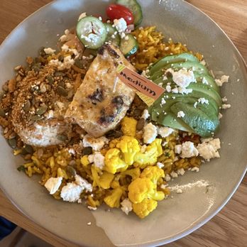 Nando's Peri-Peri - Rainbow bowl - South African Near Me - Houston, Texas Nando's Peri-Peri - Rainbow bowl - South African Near Me - Houston, Texas