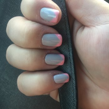 Shui Nails & Spa - Beautiful grey and pink tips Gel Nails!!! Thanks Annie and Leah! - Nail Salons Near Me - Sarasota, Florida Shui Nails & Spa - Beautiful grey and pink tips Gel Nails!!! Thanks Annie and Leah! - Nail Salons Near Me - Sarasota, Florida