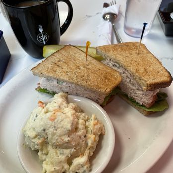 Sally & Bob's Eatery - Tuna sandwich and potato salad and coffee - Delis Near Me - West Hartford, Connecticut Sally & Bob's Eatery - Tuna sandwich and potato salad and coffee - Delis Near Me - West Hartford, Connecticut