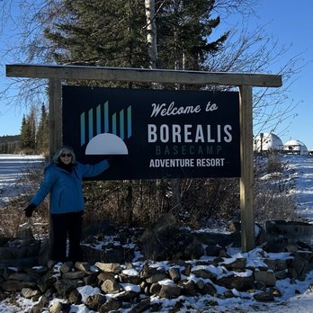 Borealis Basecamp - Front entrance to camp - Hotels Near Me - Fairbanks, Alaska