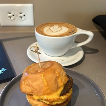 Undercurrent Coffee - Breakfast sandwich and lavender latte - Coffee & Tea Near Me - Charlotte, North Carolina Undercurrent Coffee - Breakfast sandwich and lavender latte - Coffee & Tea Near Me - Charlotte, North Carolina