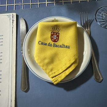 Casa do Bacalhau - Place setting - Portuguese Near Me - João Pessoa, PB Casa do Bacalhau - Place setting - Portuguese Near Me - João Pessoa, PB