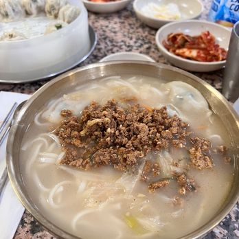 Mdk Noodles - Knife Cut Noodle in Chicken Broth (Kalguksu) - Korean Near Me - Anaheim, California