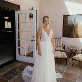 Fancy Alterations - Finished altered dress on my wedding day - Sewing & Alterations Near Me - Redwood City, California