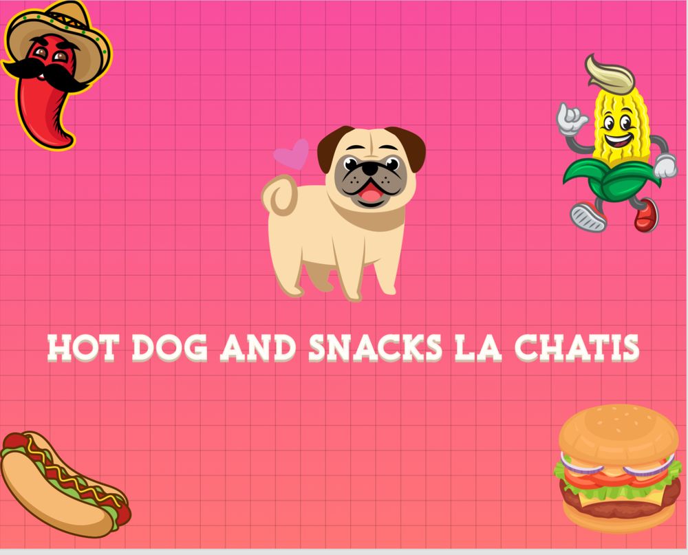 Hot Dog And Snacks La Chatis Logo