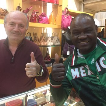 Barini Leather - Gary and my satisfied husband after seeing his favorite coat repaired! - Leather Goods Near Me - Northridge, California Barini Leather - Gary and my satisfied husband after seeing his favorite coat repaired! - Leather Goods Near Me - Northridge, California
