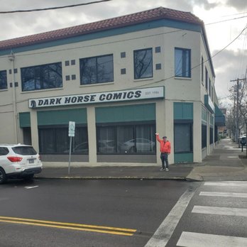 Dark Horse Comics - This is a big geek event for me standing in front of the Dark Horse corporate offices! - Comic Books Near Me - Portland, Oregon