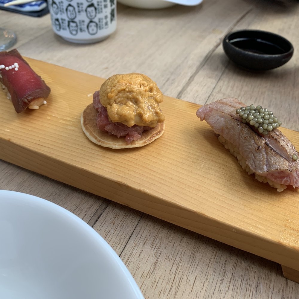 Sushi Lab Rooftop - Tuna Flight - Japanese Near Me - New York, New York