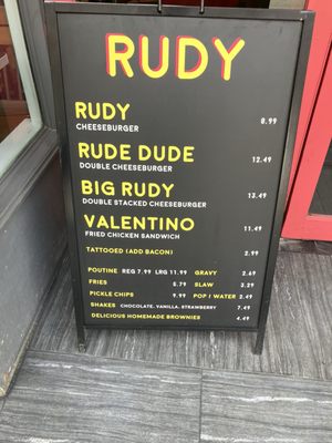 Menu photo 1 Rudy Toronto, ON Menu photo 1 Rudy Toronto, ON