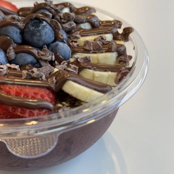 Pure Green - Acai Chocolate Hazelnut Bowl - Acai Bowls Near Me - Carlsbad, California