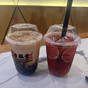 Xing Fu Tang - Taiwanese Boba Milk Tea (left) - Bubble Tea Near Me - Milpitas, California Xing Fu Tang - Taiwanese Boba Milk Tea (left) - Bubble Tea Near Me - Milpitas, California