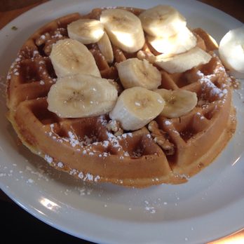 Brownstone Pancake Factory - Banana walnut waffle - Breakfast & Brunch Near Me - Edgewater, New Jersey Brownstone Pancake Factory - Banana walnut waffle - Breakfast & Brunch Near Me - Edgewater, New Jersey