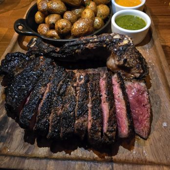Chaak Kitchen - The over salted steak, potatoes and sauce - Cocktail Bars Near Me - Tustin, California