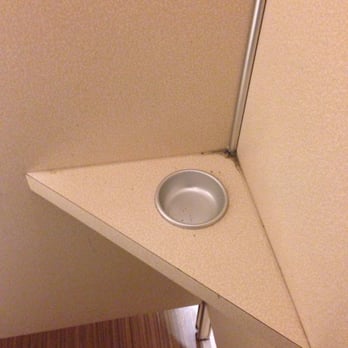 Macy's - Ashtray (?) proving the age of these gross, dingy, dark fitting rooms - Department Stores Near Me - Providence, Rhode Island