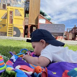 Johnny Appleseed Park - The side of the wooden park