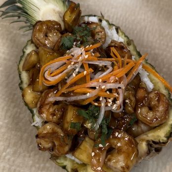 Souper Bowls - Pineapple teriyaki bowl (shrimp). So many shrimp!! No skimping - Vietnamese Near Me - Eugene, Oregon Souper Bowls - Pineapple teriyaki bowl (shrimp). So many shrimp!! No skimping - Vietnamese Near Me - Eugene, Oregon