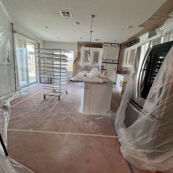 Straight Edge Painting - During the project - Painters Near Me
