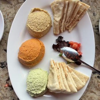 Panini Kabob Grill - Hummus Trio (A Must) - Mediterranean Near Me - Marina del Rey, California