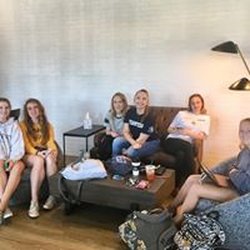 Chelsea Hall - Colorguard Team Meeting!