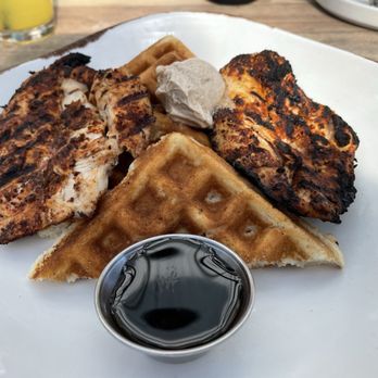 District Kitchen - Anderson Lane - Grilled Chicken + Waffles - New American Near Me - Austin, Texas District Kitchen - Anderson Lane - Grilled Chicken + Waffles - New American Near Me - Austin, Texas