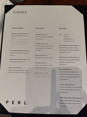 Menu photo 8 Perl North Miami Beach, FL
