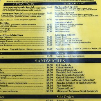 Cuban Cafe - Menu - Cuban Near Me - Pompano Beach, Florida Cuban Cafe - Menu - Cuban Near Me - Pompano Beach, Florida