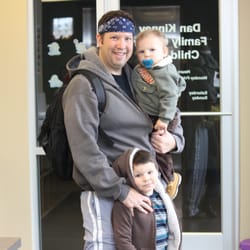 Dan Kinney  Family Center - Happy Kids and Dad with Childcare