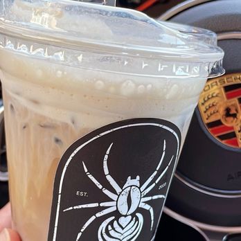 Scr3am & Sugar Coffee - You can see the vibrant purple house made ube syrup better outside in the sun - Coffee & Tea Near Me - Denver, Colorado Scr3am & Sugar Coffee - You can see the vibrant purple house made ube syrup better outside in the sun - Coffee & Tea Near Me - Denver, Colorado