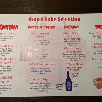 Botan Ramen n’ Bar - Sake menu. - Ramen Near Me - Everett, Washington Botan Ramen n’ Bar - Sake menu. - Ramen Near Me - Everett, Washington